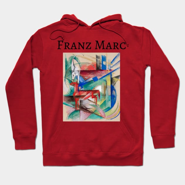 Franz Marc abstract artwork Hoodie by Cleopsys